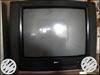 Black And Gray CRT TV