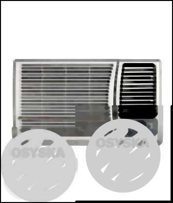 White LG Window-type Air Conditioner