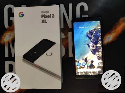 Google pixel 2XL 64gb white and black colour with