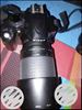 Dslr nikon black 3000d lense 70-300 and 18-55.