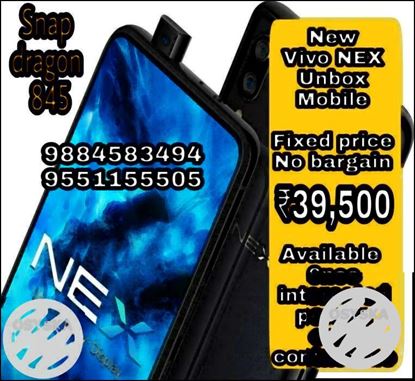 Vivo nex snap dragon 845 unbox bill with warranty