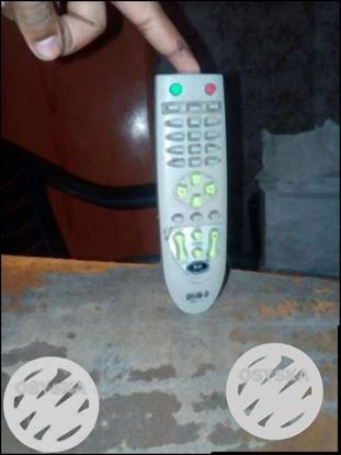 White And Green Remote Control