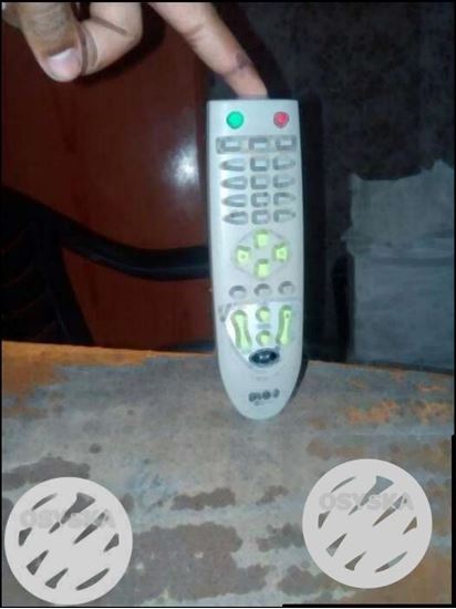 White And Green Remote Control