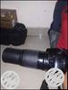 Black Canon DSLR Camera With Lens