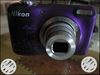 Nikon Coolpix L29 - purple with battery charger and USB cable