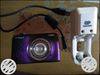 Nikon Coolpix L29 - purple with battery charger and USB cable