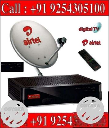Airtel DTH - HD + Set Top Box With Free 1 Month My 199 Plan