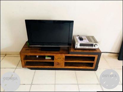 Hardwood, Durable TV console in excellent