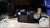 Black Nikon DSLR Camera With Bag