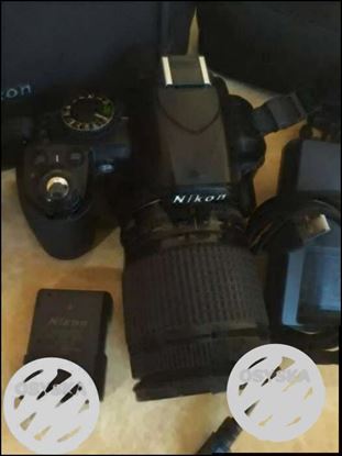 Nikon 3100D 28 80mm lens charging bettry bag memory card cabel