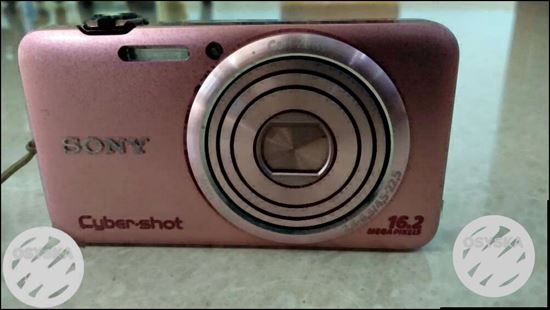 Pink Sony Cyber-shot Point-and-shoot Camera