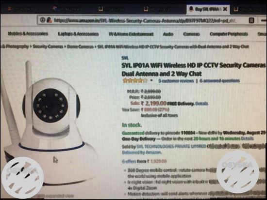 IP CCTV camera new condition