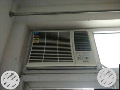 Voltas 5 star 1.5 ton window AC with stabilizer.