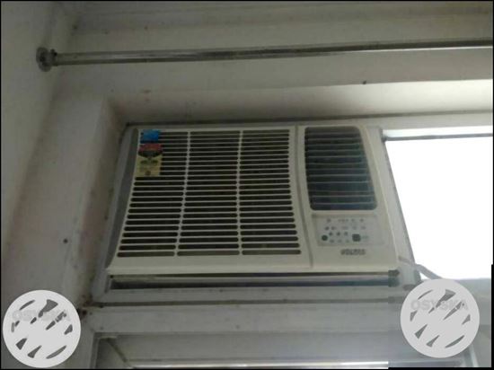 Voltas 5 star 1.5 ton window AC with stabilizer.