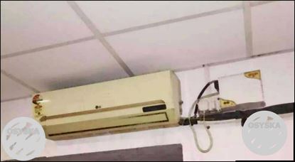 White LG Split-type Air Conditioner