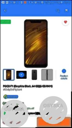 Mi POCO F1 6+64GB Black.