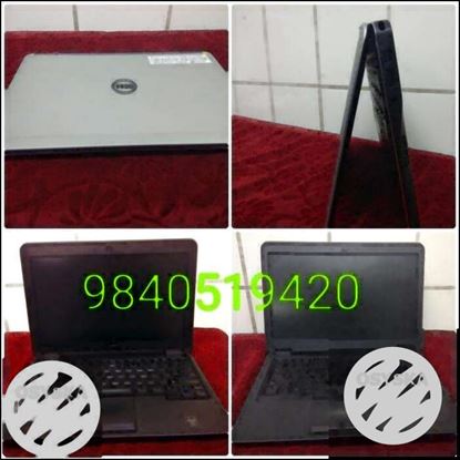 Branded 4th gen modern laptop brown with black colour combination