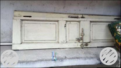 White Wooden 2-panel Door