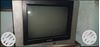 Black Sony Widescreen CRT TV