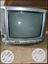 Gray CRT Television With Remote
