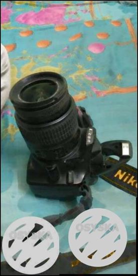 Black Canon EOS DSLR Camera