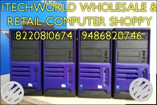 ITECHWORLD- Wipro Branded / Dual Core 3.2Ghz / 2GB Ram / 160 GB HDD