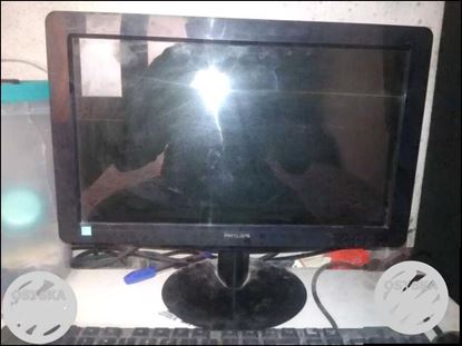 Black Samsung Flat Screen Computer Monitor