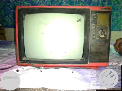 Black And Red Videocon CRT TV