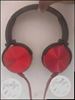 Black And Red Corded Headphones