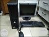 Black Flat Screen Computer Monitor And Black Computer Tower