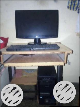 Black Flat Screen Computer Monitor