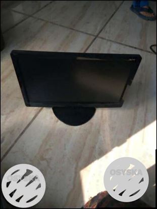 Black Flat Screen Computer Monitor