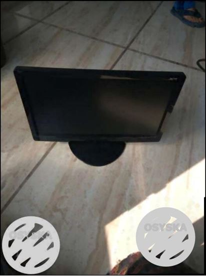 Black Flat Screen Computer Monitor