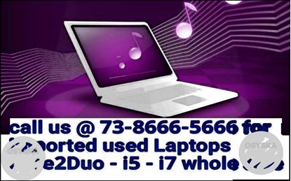 Imported Refurbished laptops, Dell Core2Duo - i5 - i7 - SrivenLaptops