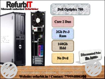 DIwali Dhamaka Offer Dell optiplex 780 C2D 2gb ram 160gb hdd in 36OO/-
