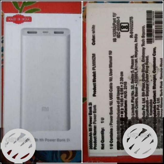 My new mi 20000 mah powerbank 2 week, with box,