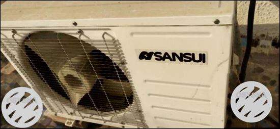 White Sansui Outdoor AC Unit