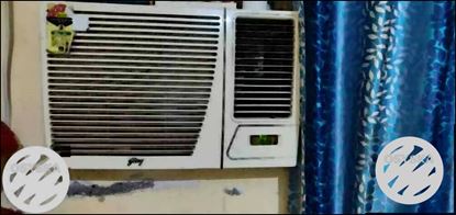 White Godrej Window-type Air Conditioner Unit