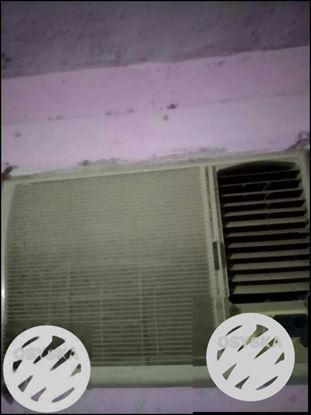 White LG Window-type Air Conditioner