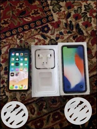 Brand new Apple iPhone x 256gb silver only one with original bill