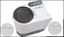 White And Black Front-load Clothes Washer