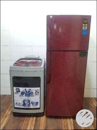 Samsung washing machine and Samsung double  door refrigerator