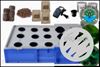 Outdoor hydroponics leaf station 