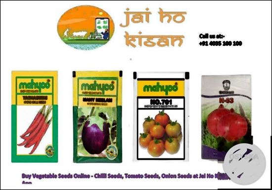 Buy Vegetable Seeds Online - Chilli Seeds, Tomato Seeds, Onion Seeds at Jai Ho Kisan Mobile App
